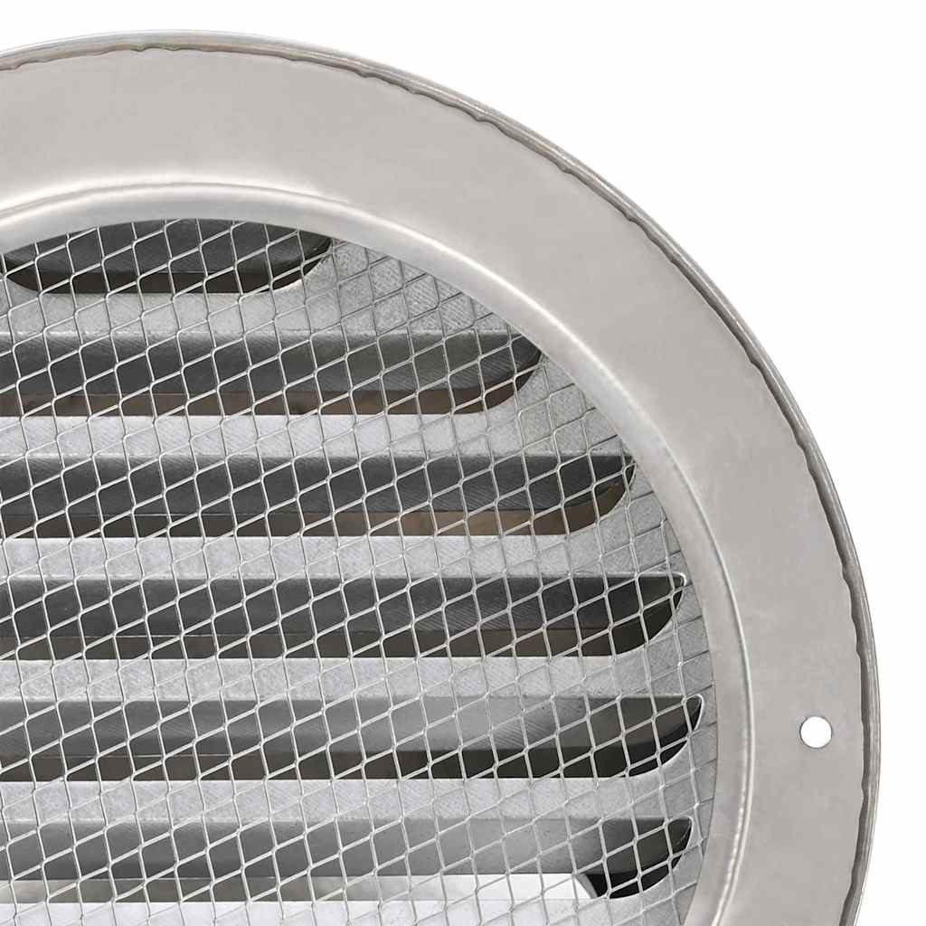 vidaXL Καπάκια Αερισμού 2 pcs Ασημί 200 mm Ανοξείδωτο ατσάλι