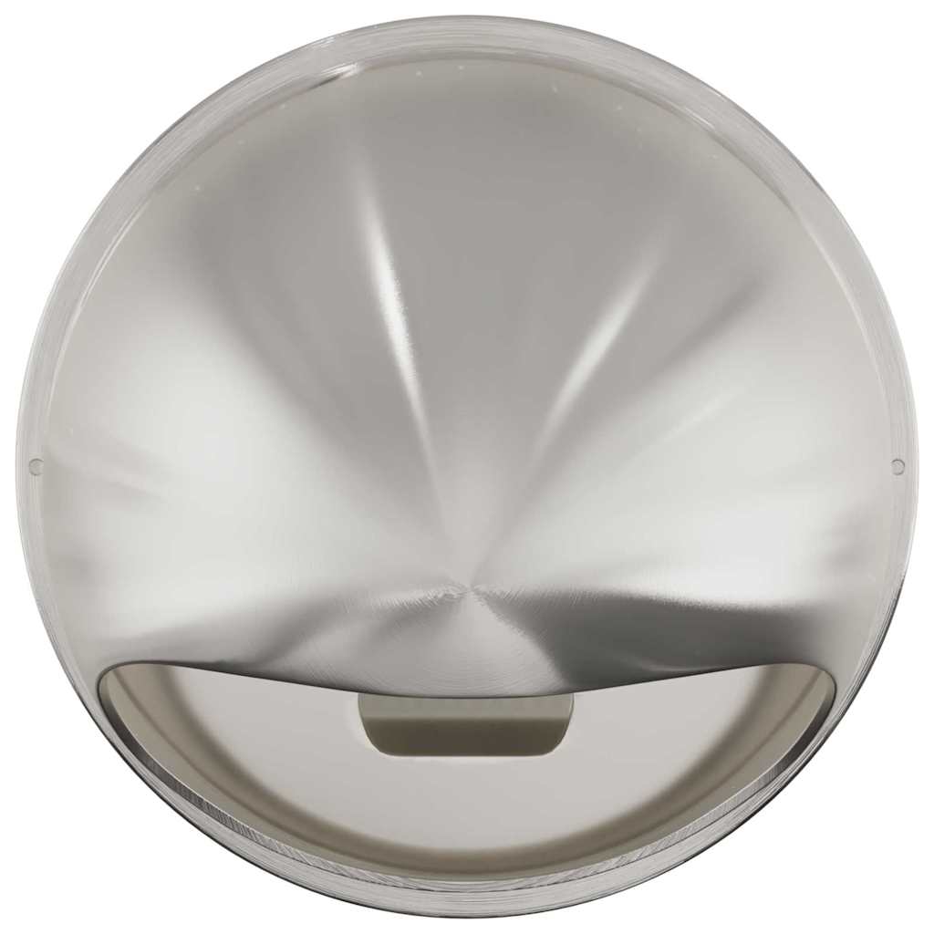 vidaXL Καπάκια Αερισμού 8 pcs Ασημί 200 mm Ανοξείδωτο ατσάλι