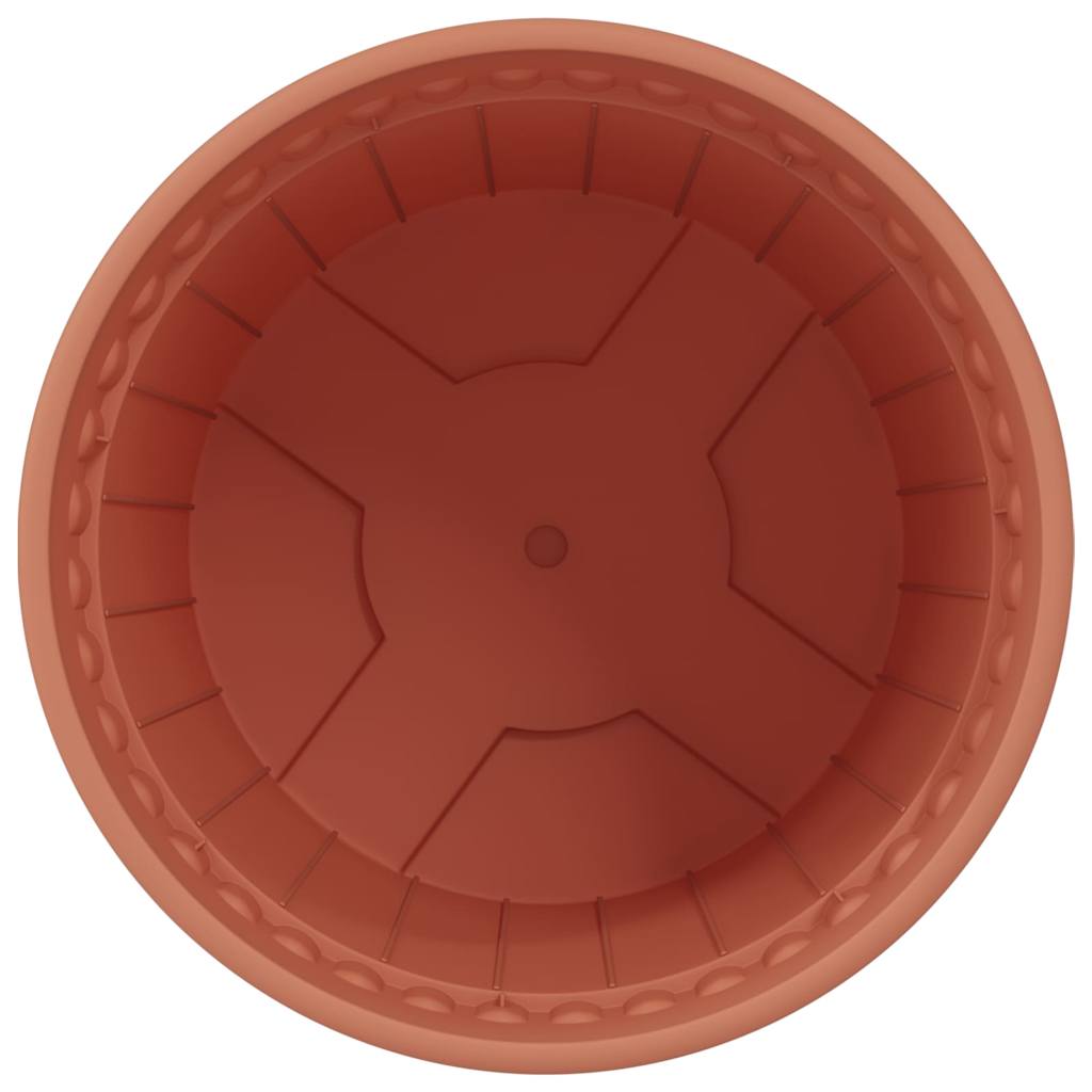 vidaXL Στρογγυλή Γλάστρα Λουλουδιών 6 pcs Κεραμιδί Ø 17 x 14 εκ