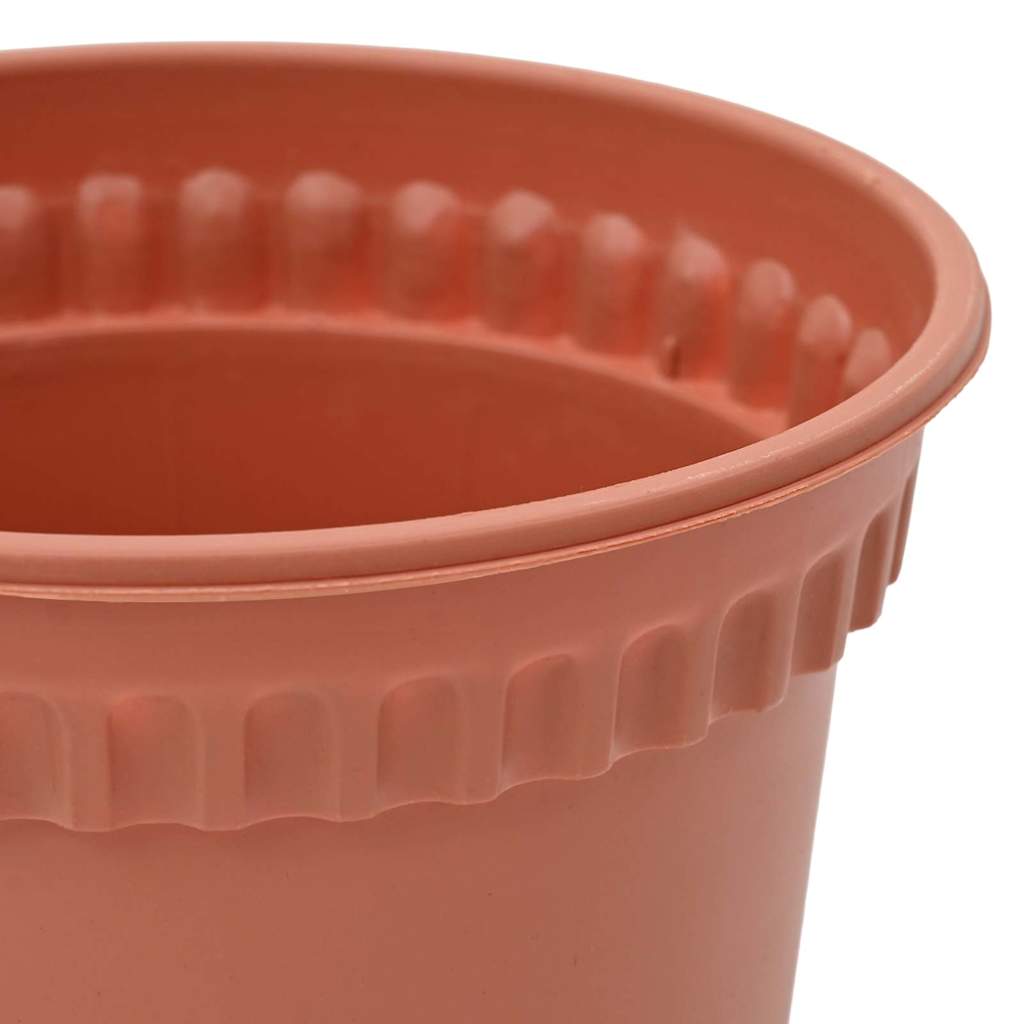 vidaXL Στρογγυλή Γλάστρα Λουλουδιών 24 pcs Κεραμιδί Ø 12,5 x 10 εκ