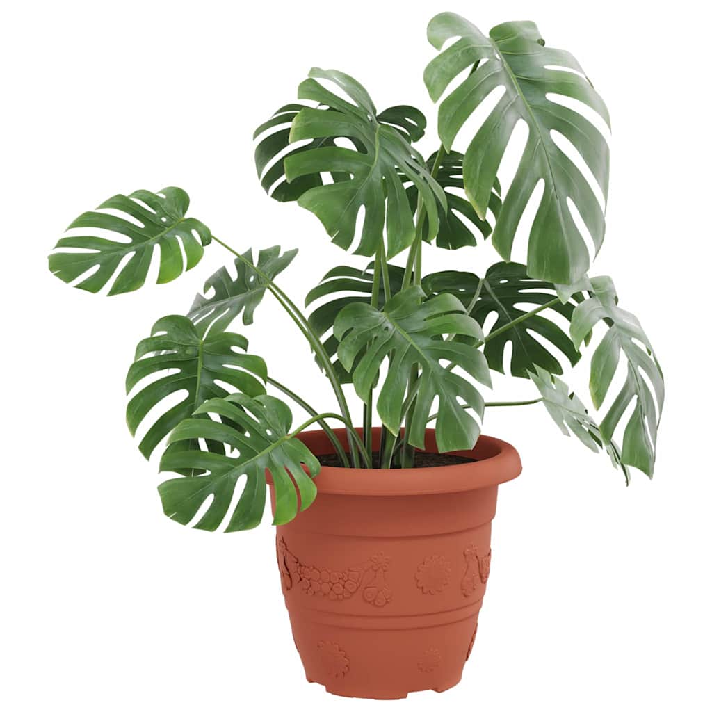 vidaXL Στρογγυλή Γλάστρα Λουλουδιών 6 pcs Κεραμιδί Ø 26 x 21.5 εκ.