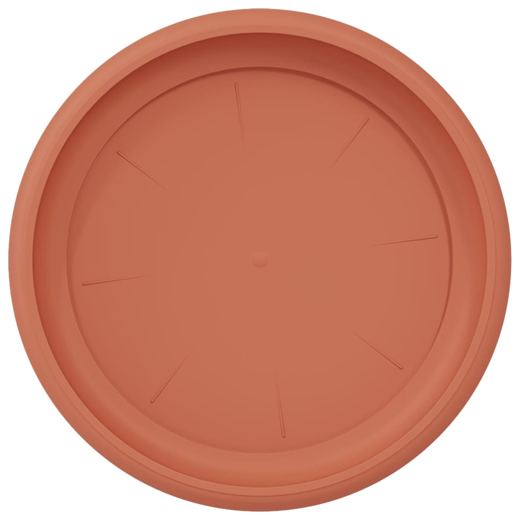 vidaXL Στρογγυλός Δίσκος Λουλουδιών 6 pcs Κεραμιδί Ø 23,5 x 2,5 εκ