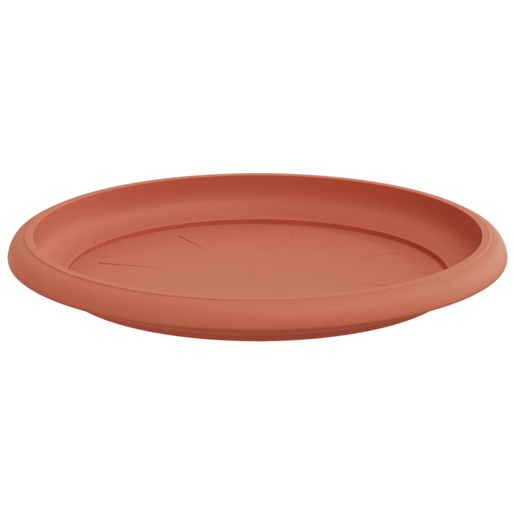 vidaXL Στρογγυλός Δίσκος Λουλουδιών 24 pcs Κεραμιδί Ø 14 x 2 εκ