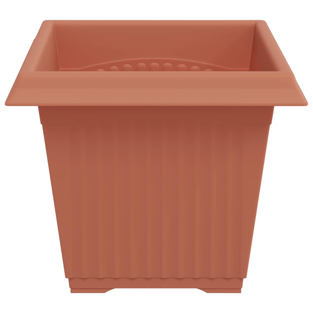 vidaXL Τετράγωνη Γλάστρα για Λουλούδια 24 pcs Κεραμιδί 20 x 20 x 16 εκ