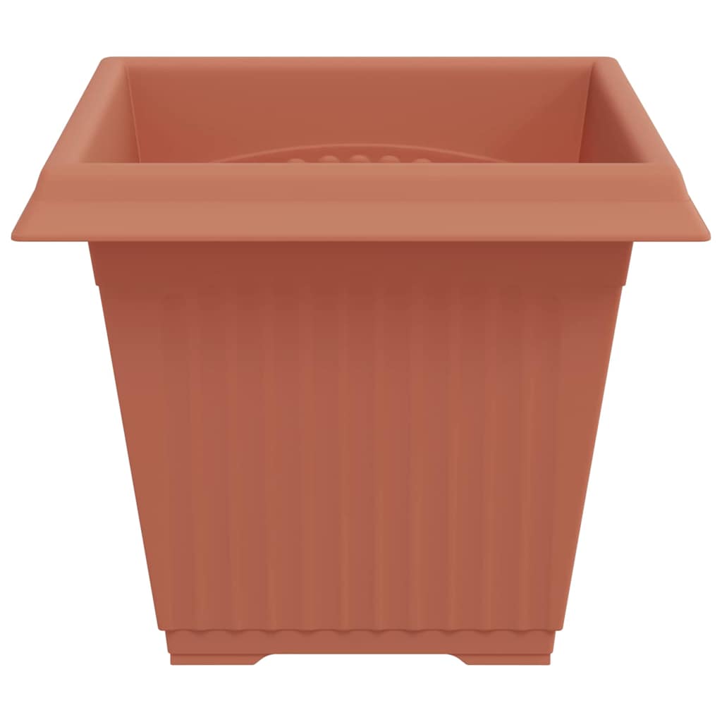 vidaXL Τετράγωνη Γλάστρα για Λουλούδια 24 pcs Κεραμιδί 38 x 38 x 30 εκ