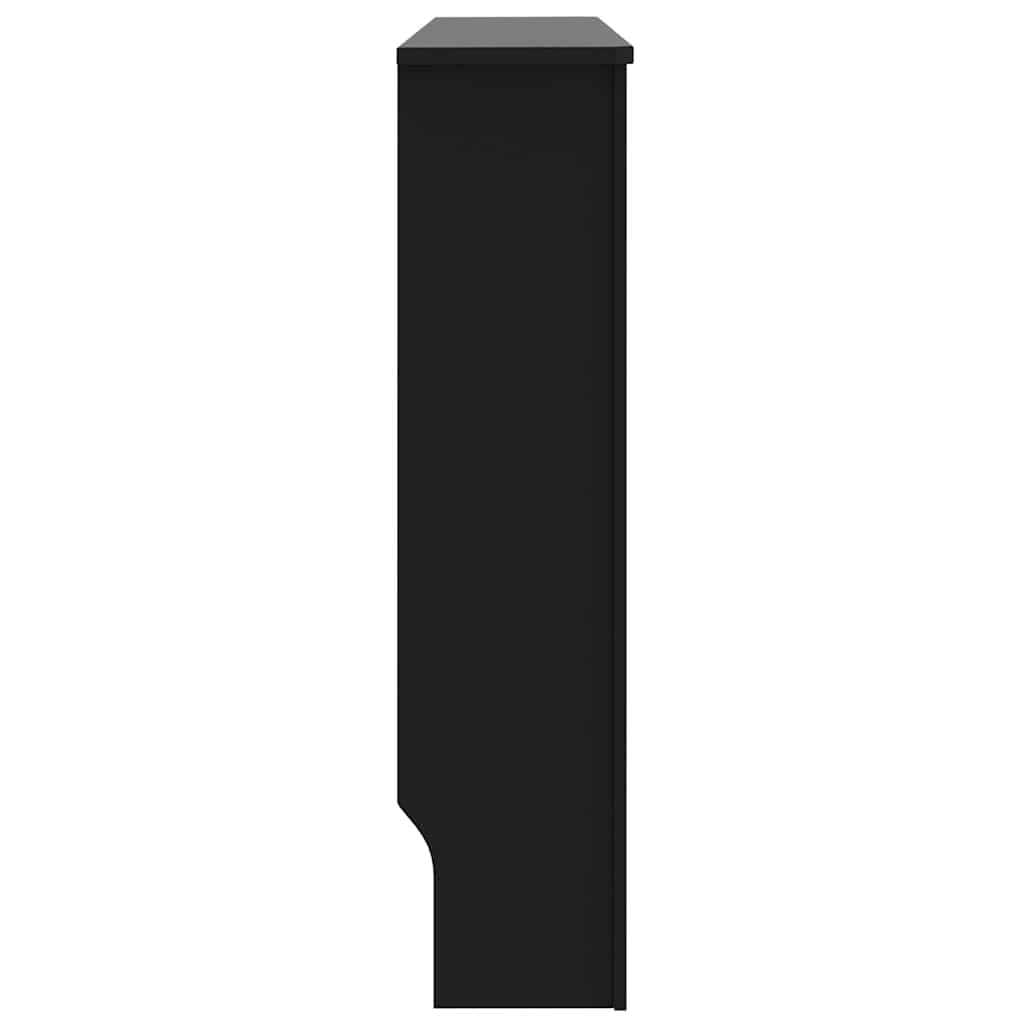 vidaXL Καπάκι Καλοριφέρ 2 τμχ. Μαύρο 112 x 19 x 81,5 cm