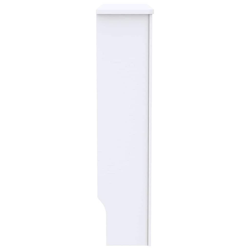 vidaXL Καπάκι Καλοριφέρ 2 τμχ. Λευκό 78 x 19 x 81,5 εκ.