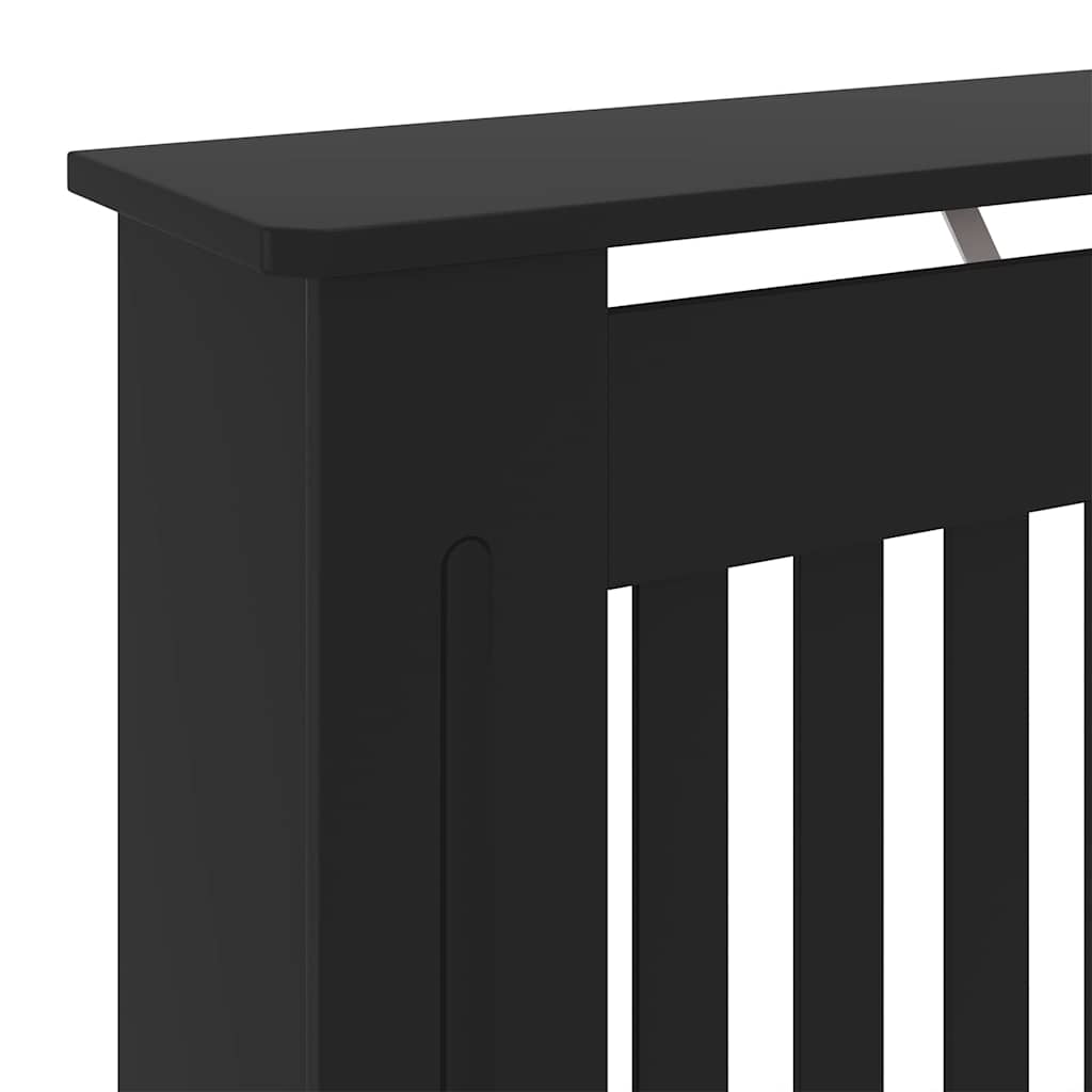 vidaXL Καπάκι Καλοριφέρ Μαύρο 78 x 19 x 81,5 εκ. Επεξεργασμένο Ξύλο