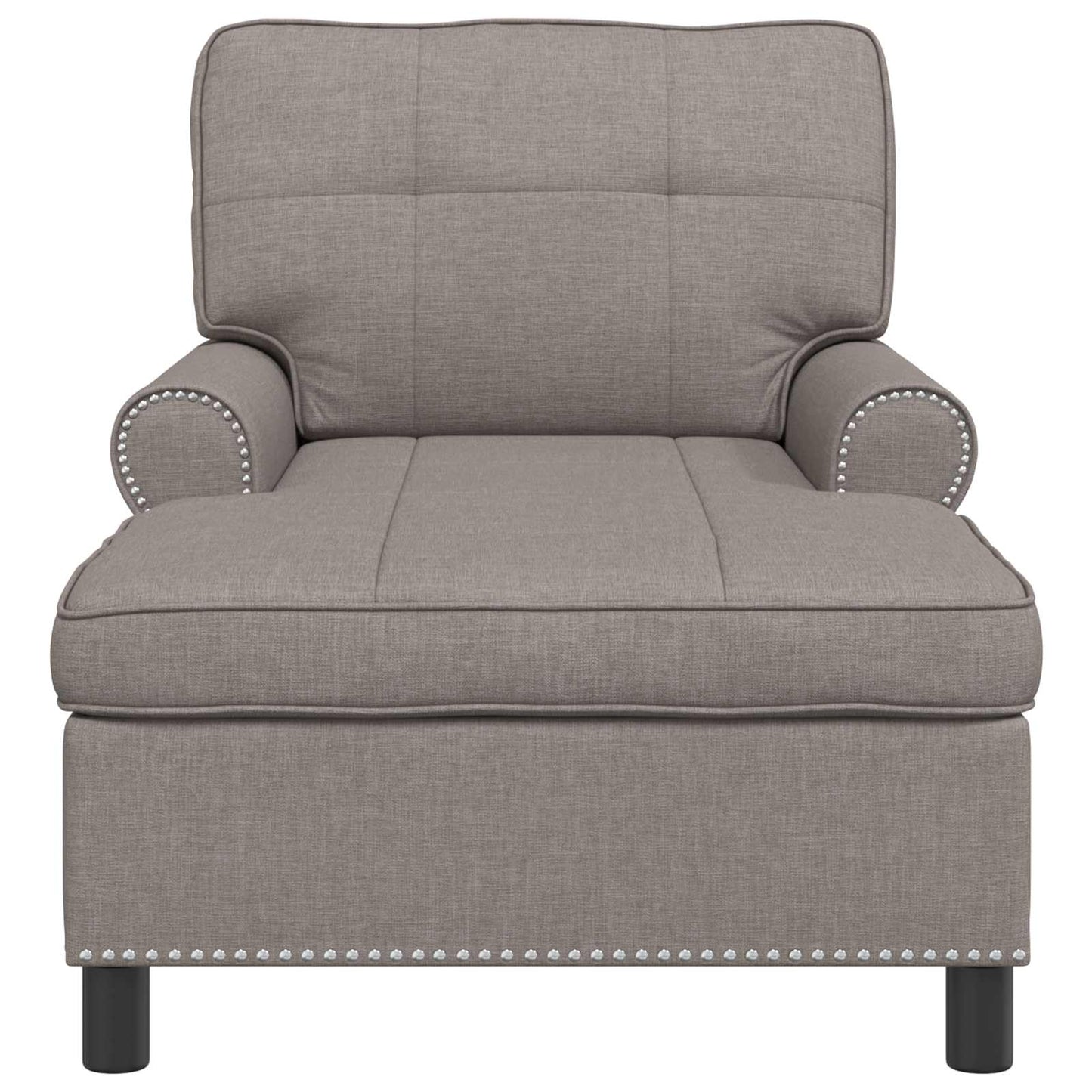 vidaXL Χαλάρωση με μαξιλάρι Taupe 91 x 157 x 91 εκ. ύφασμα