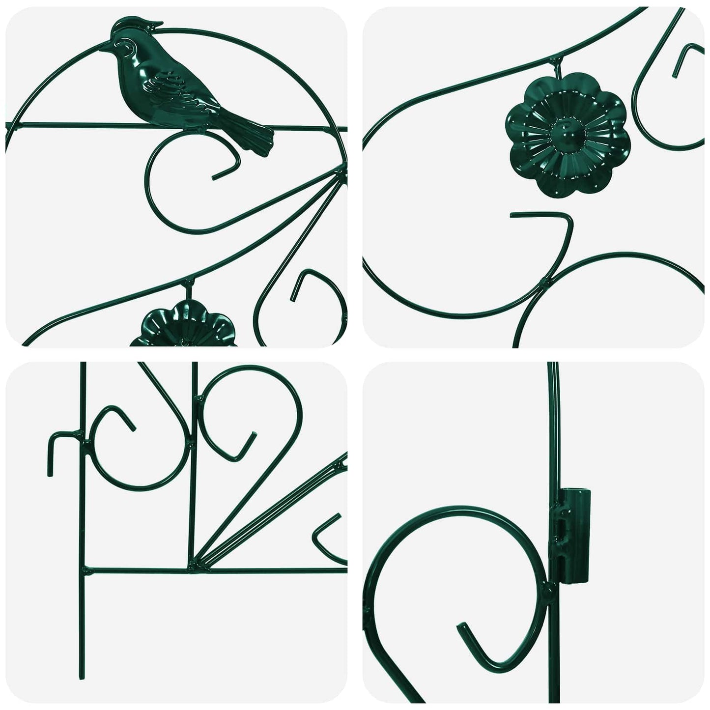 vidaXL Φράχτης Κήπου Καφασωτά Πράσινο 308,5 x 54,5 x 0,3 εκ