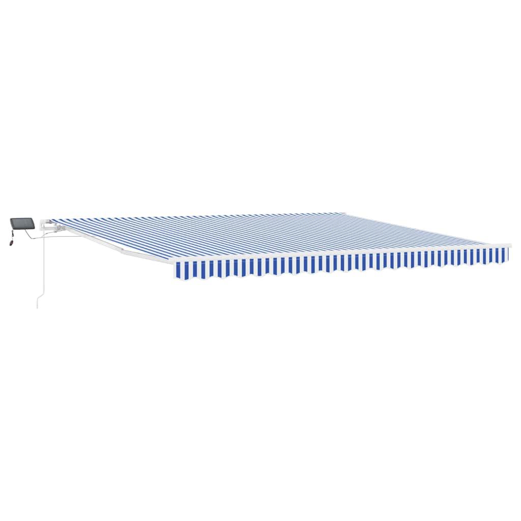 vidaXL Σκηνίτσα Αναδιπλούμενη with Μπλε και λευκό 5 x 3 m