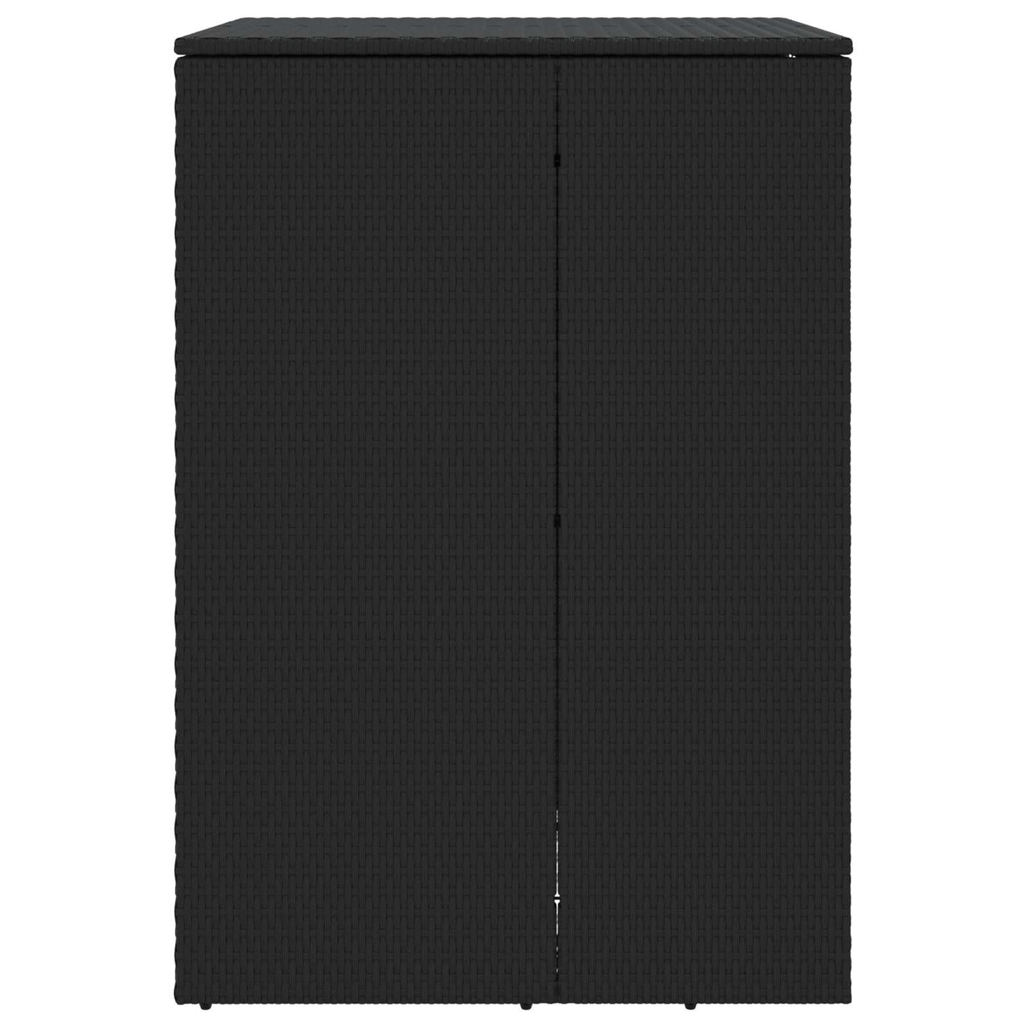 vidaXL Κουτί Κάδου Σκύλου Μαύρο 65 x 80 x 115 εκ. Πολυαιθυλένιο