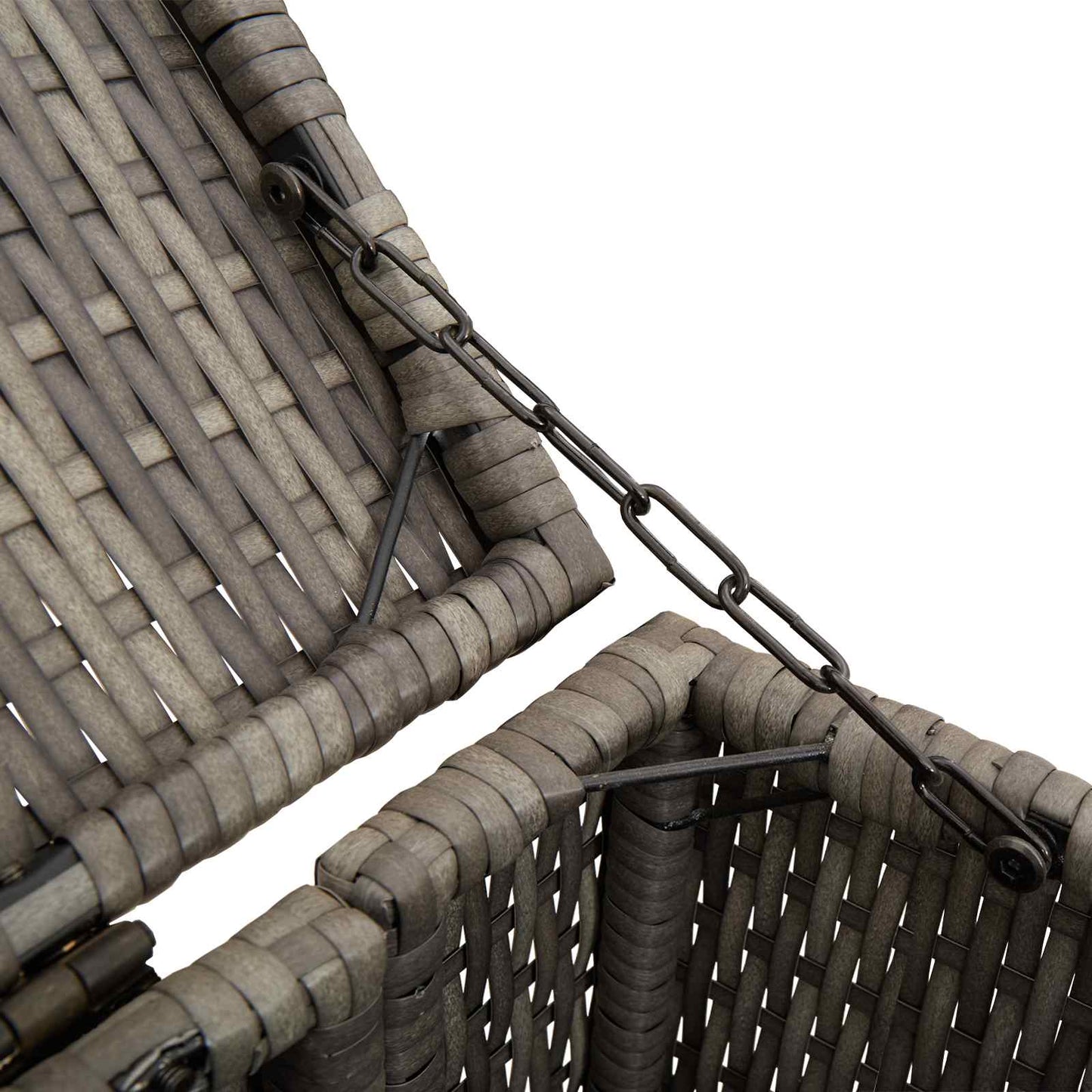 vidaXL Κουτί Κάδου Σκύλου Γκρι 65 x 80 x 115 εκ. Πολυαιθυλένιο