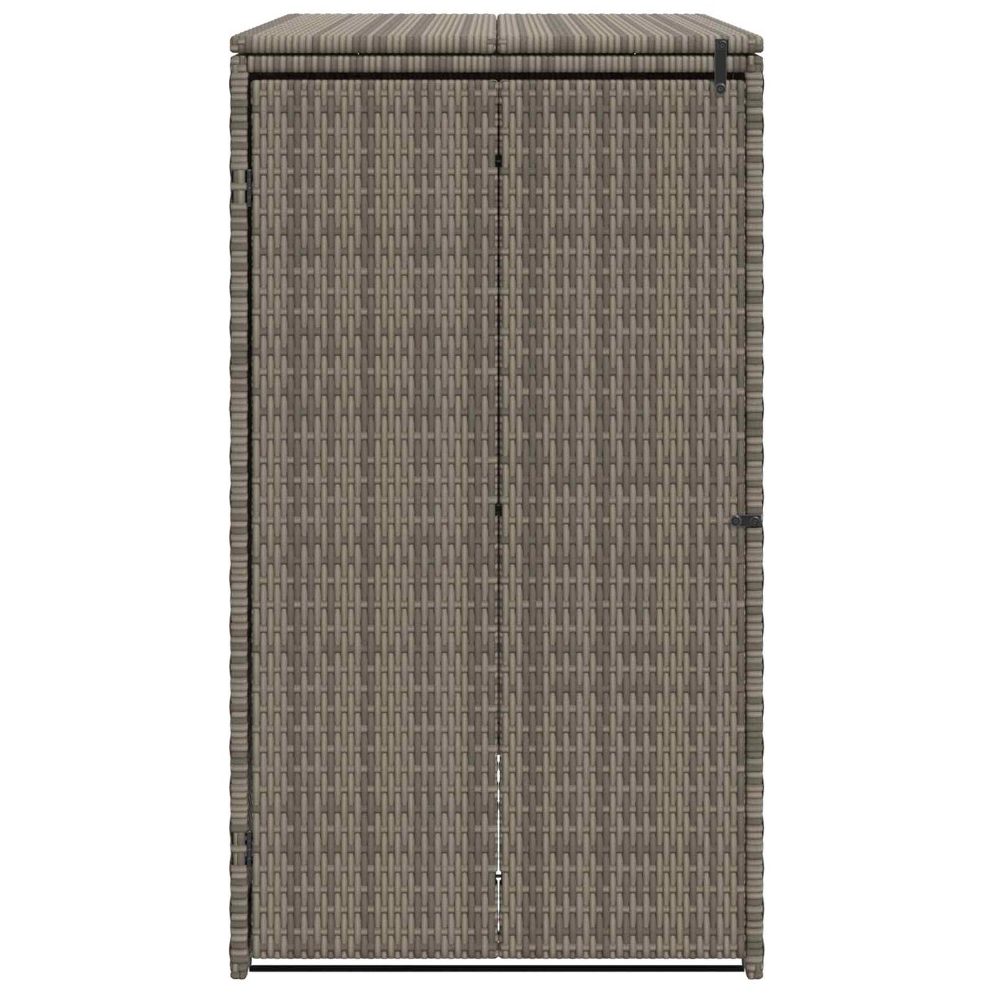 vidaXL Κουτί Κάδου Σκύλου Γκρι 65 x 80 x 115 εκ. Πολυαιθυλένιο