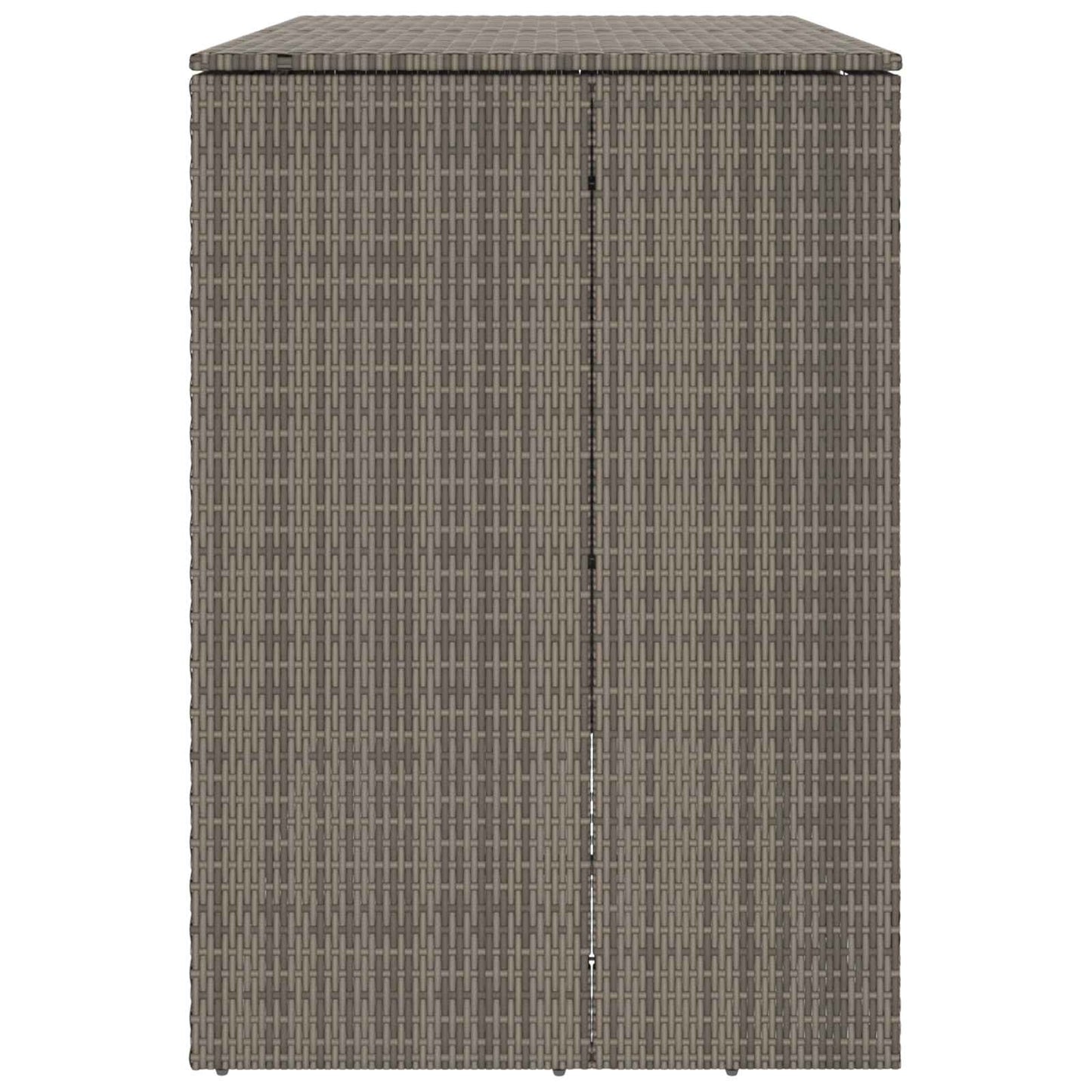 vidaXL Κουτί Κάδου Σκύλου 2 pcs Γκρι 65 x 80 x 115 εκ. Πολυαιθυλένιο