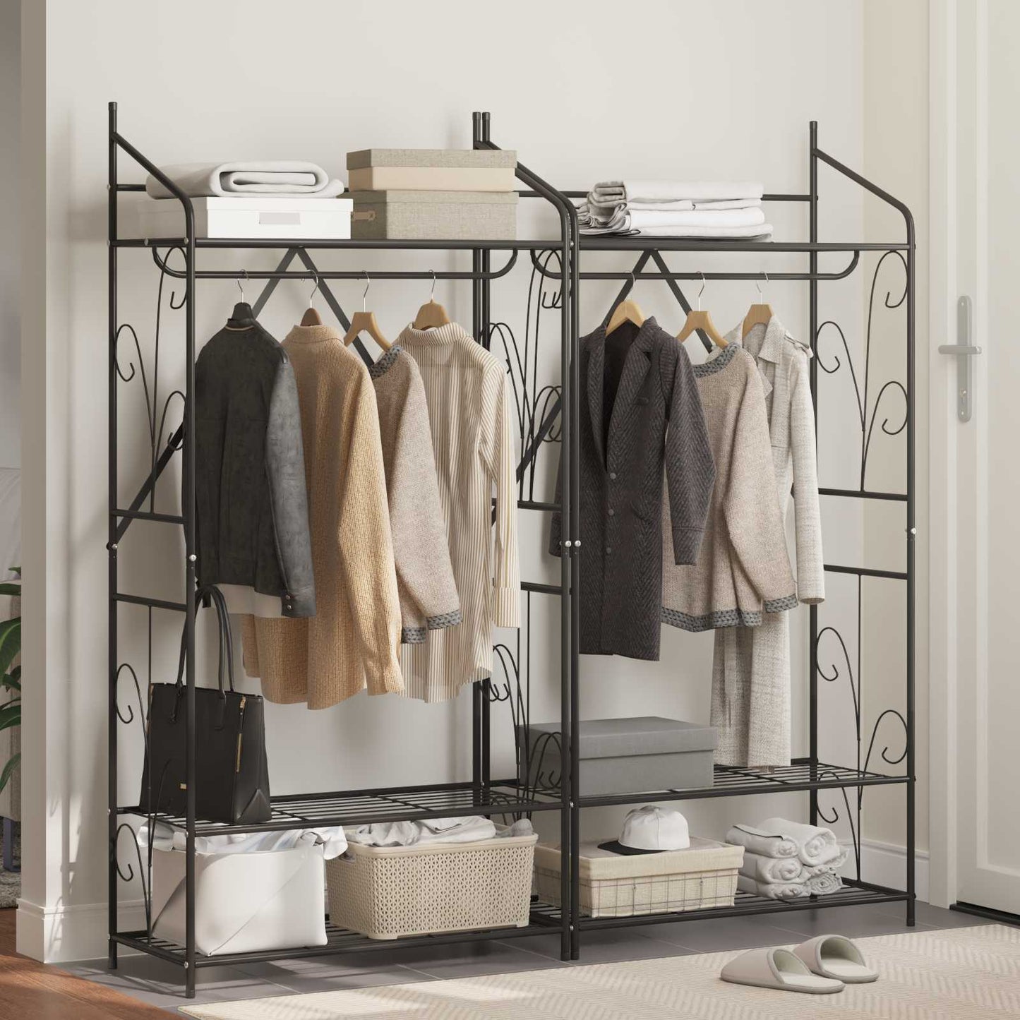 vidaXL Ανοιχτή Ντουλάπα Μονόχρωμο