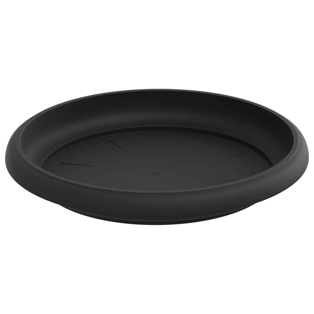 vidaXL Γλάστρες φυτών 6 pcs Μαύρο Ø 12,5 x 10 εκ Πλαστικό