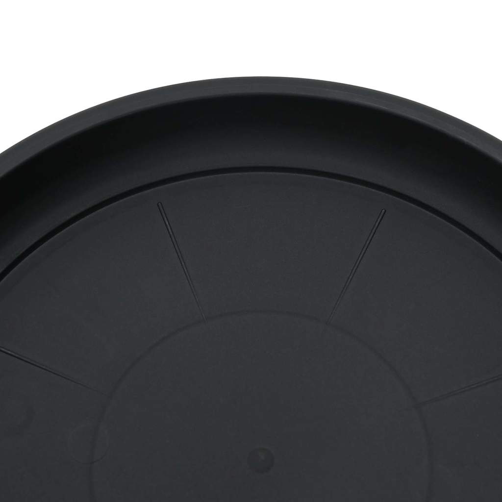 vidaXL Γλάστρες φυτών 24 pcs Μαύρο Ø 17 x 14 εκ Πλαστικό