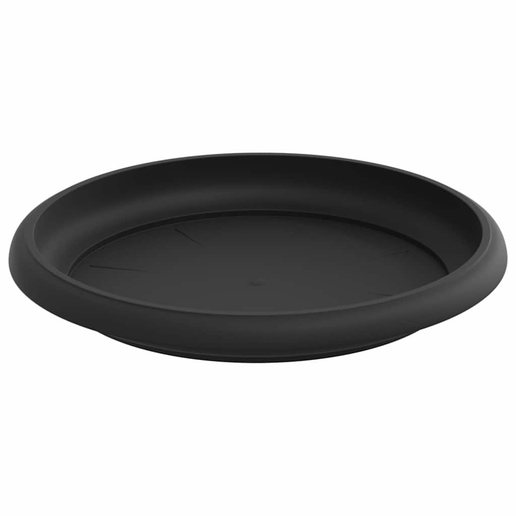 vidaXL Γλάστρες φυτών 24 pcs Μαύρο Ø 17 x 14 εκ Πλαστικό