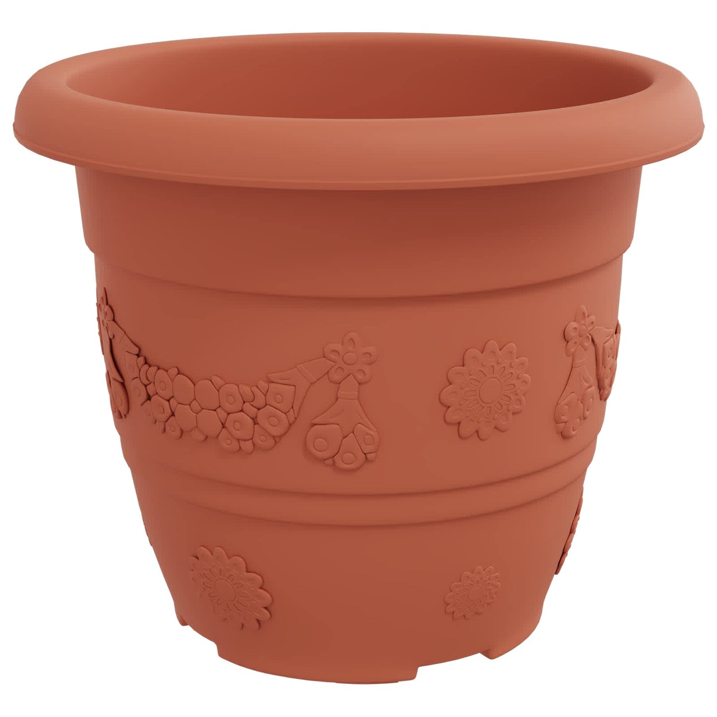 vidaXL Γλάστρες φυτών 24 pcs Κεραμιδί Ø 26 x 21.5 εκ Πλαστικό