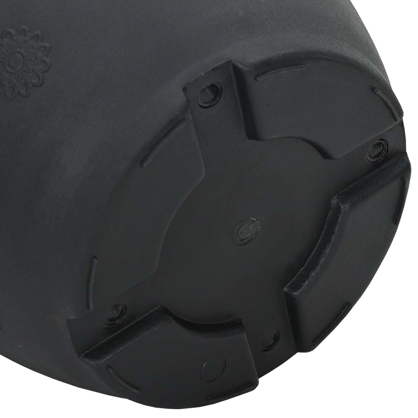 vidaXL Γλάστρες φυτών 24 pcs Μαύρο Ø 34 x 28 εκ Πλαστικό