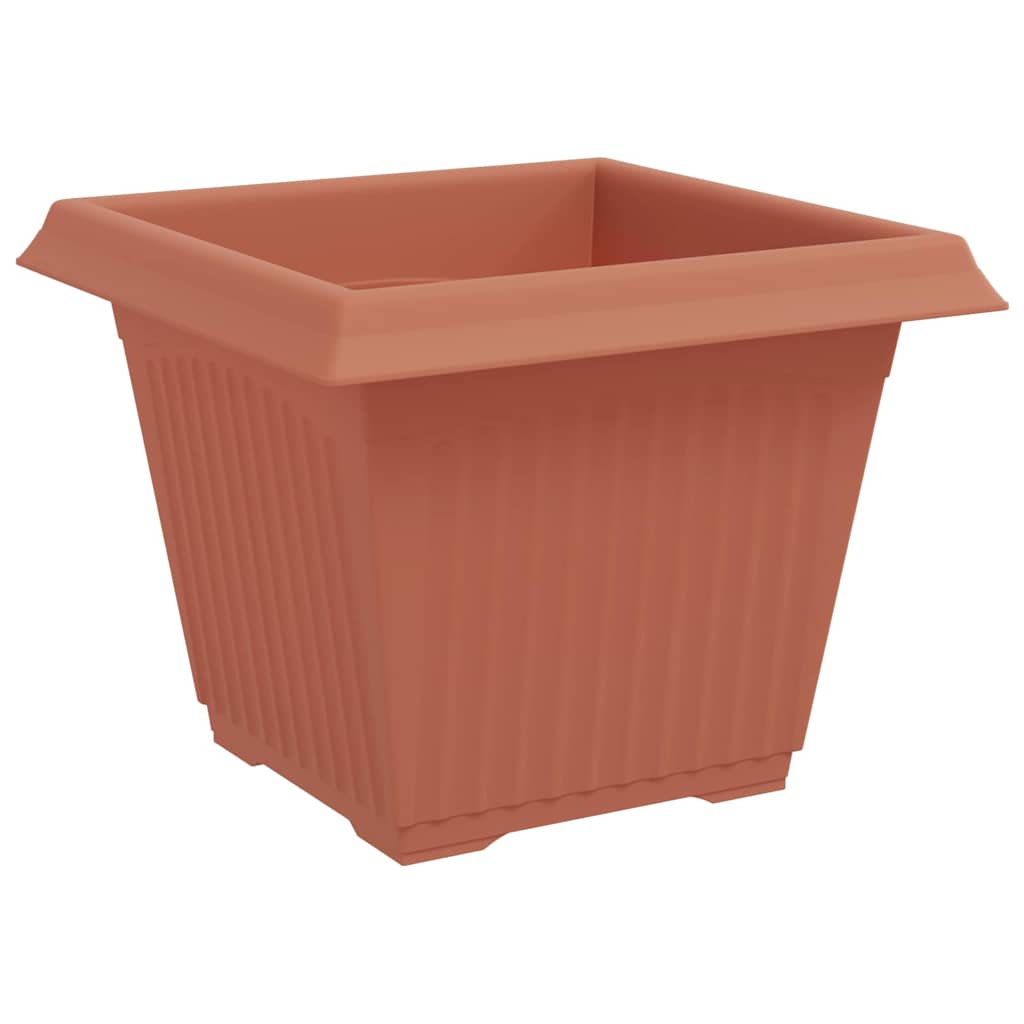 vidaXL Γλάστρες φυτών 6 pcs Κεραμιδί 28,5 x 28,5 x 22 εκ Πλαστικό