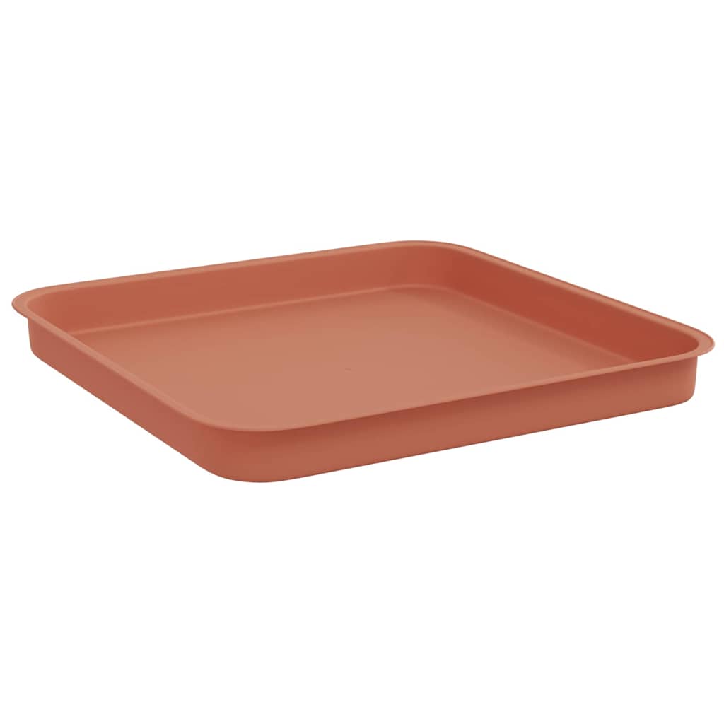vidaXL Γλάστρες φυτών 6 pcs Κεραμιδί 28,5 x 28,5 x 22 εκ Πλαστικό