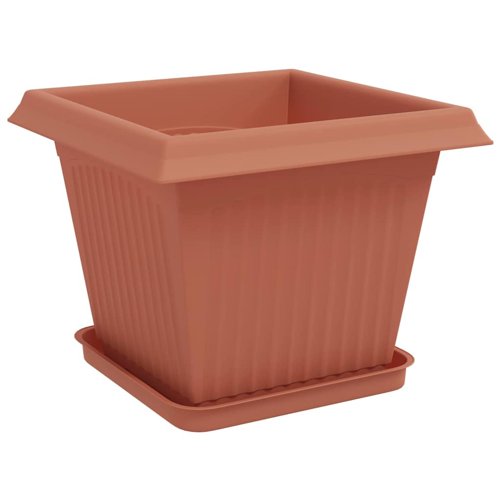 vidaXL Γλάστρες φυτών 6 pcs Κεραμιδί 33 x 33 x 26 εκ Πλαστικό