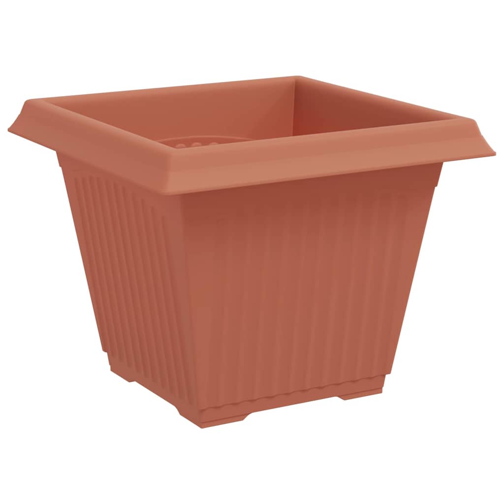 vidaXL Γλάστρες φυτών 6 pcs Κεραμιδί 38 x 38 x 30 εκ Πλαστικό