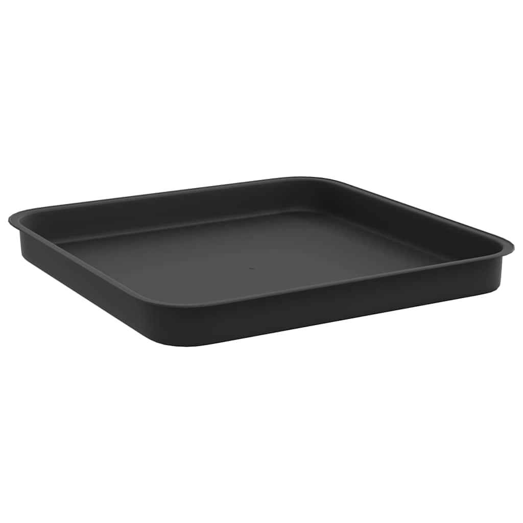 vidaXL Γλάστρες φυτών 6 pcs Μαύρο 33 x 33 x 26 εκ Πλαστικό