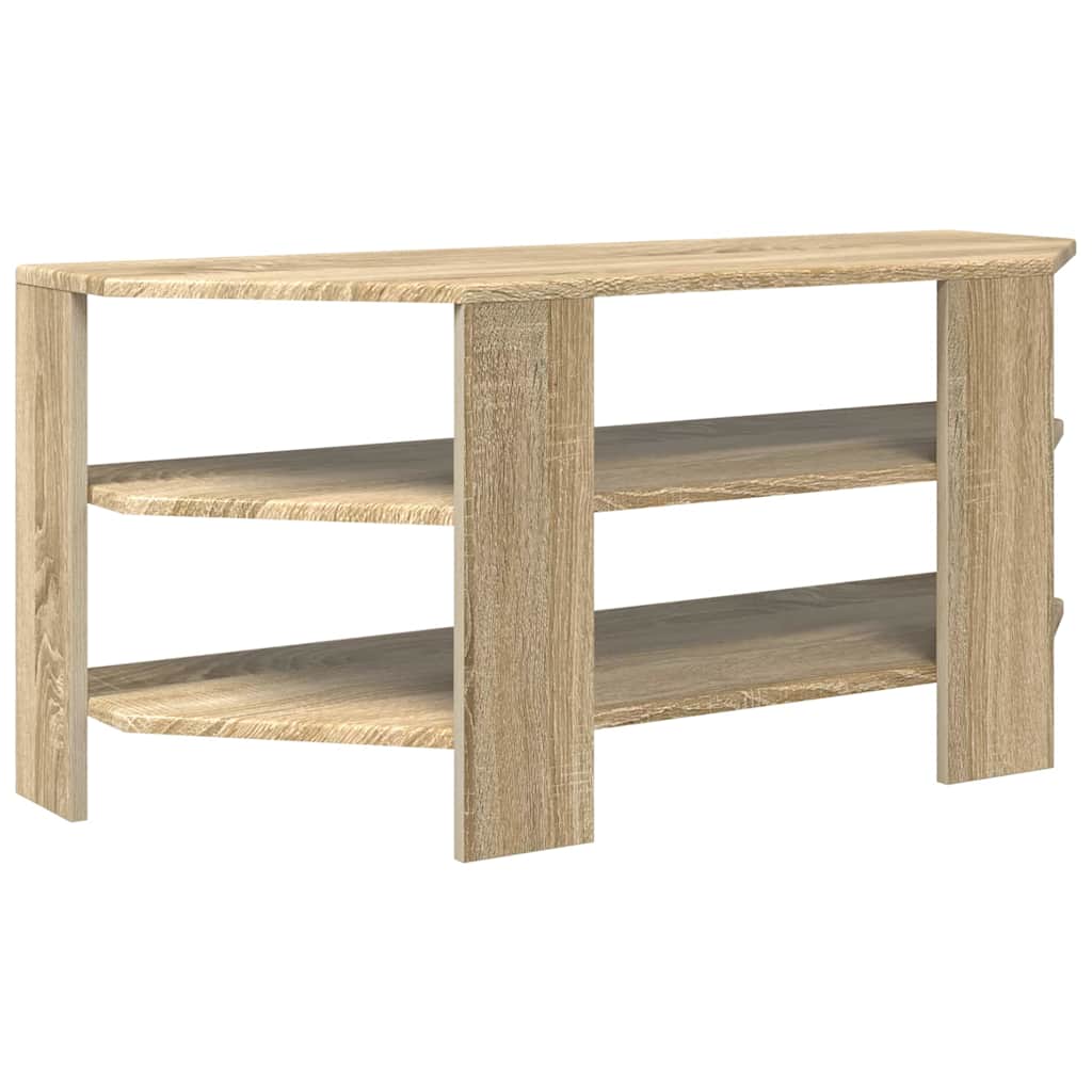 vidaXL ΓωνιακήΒάσηΤηλεόρασης 102x40,5x45εκ Δρύς Sonoma