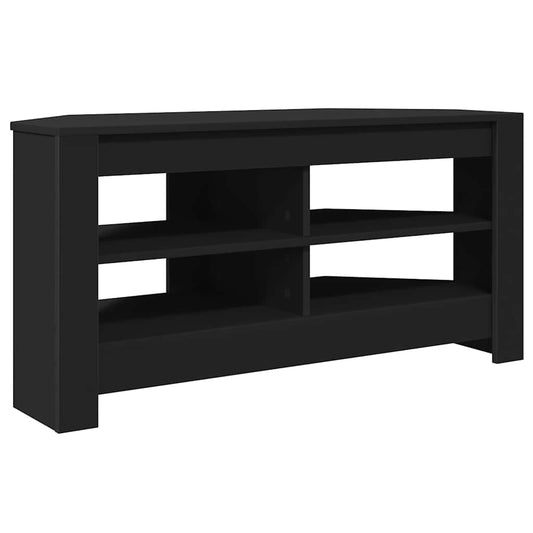 vidaXL ΓωνιακήΒάσηΤηλεόρασης Μαύρο 102 x 40,5 x 45 εκ