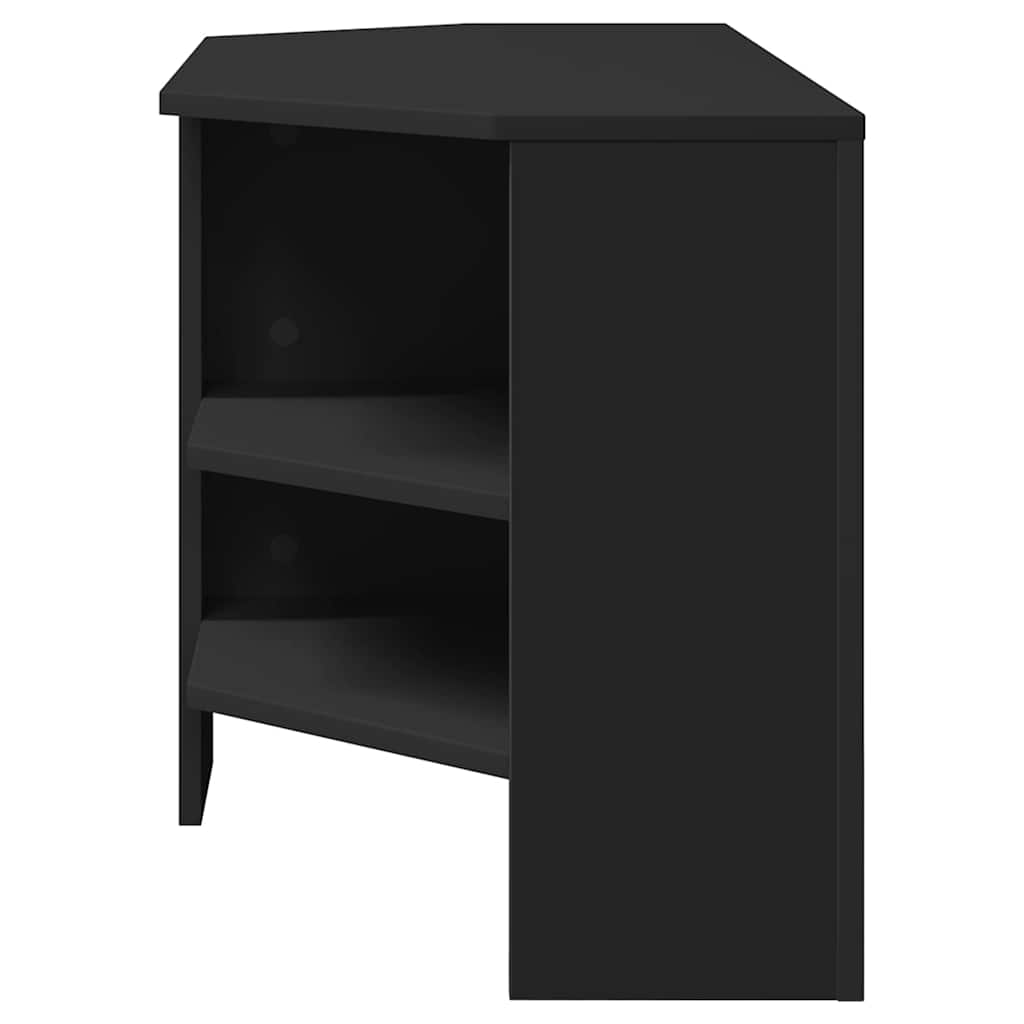 vidaXL ΓωνιακήΒάσηΤηλεόρασης Μαύρο 102 x 40,5 x 45 εκ