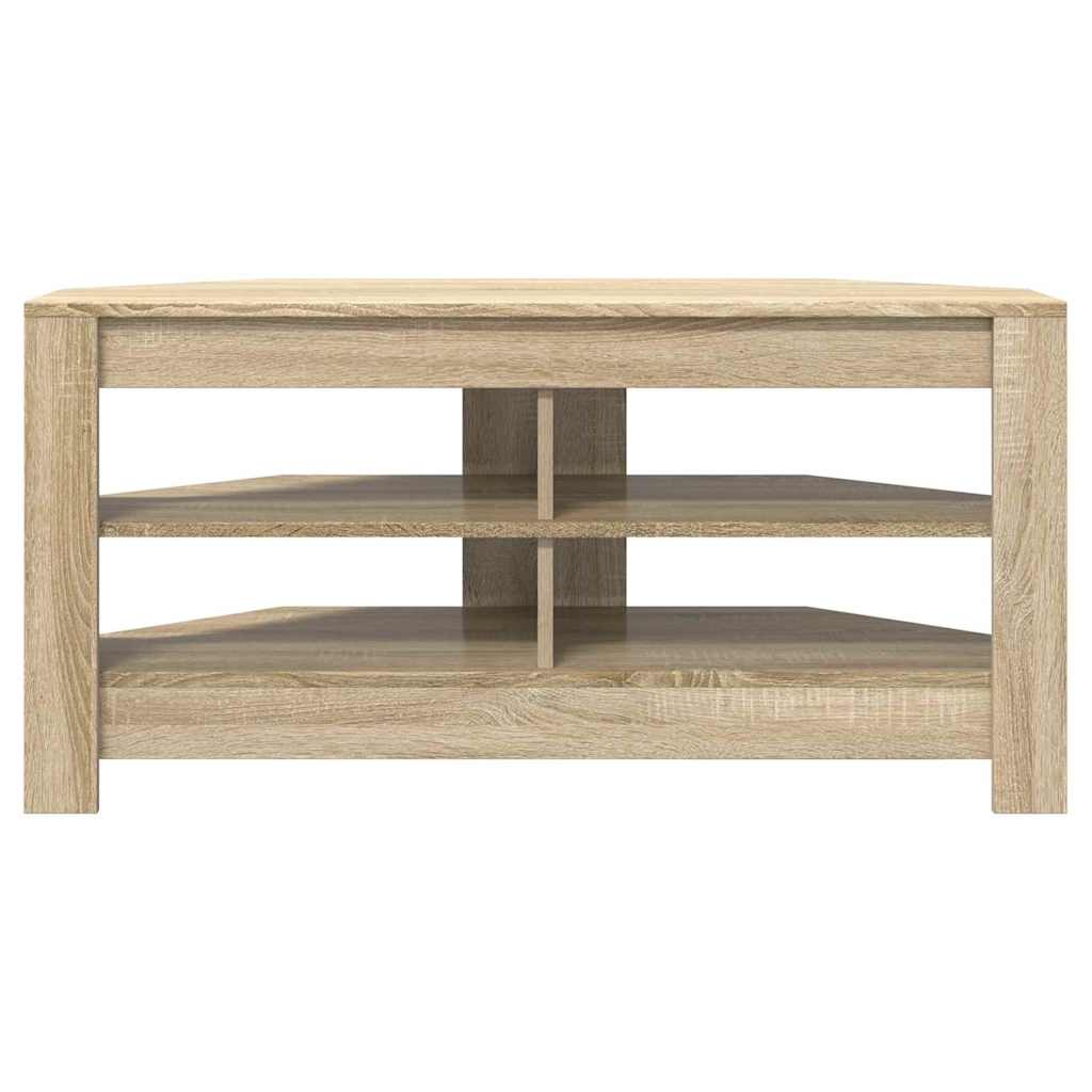 vidaXL ΓωνιακήΒάσηΤηλεόρασης 102 x 40,5 x 45 εκ Δρύς Sonoma