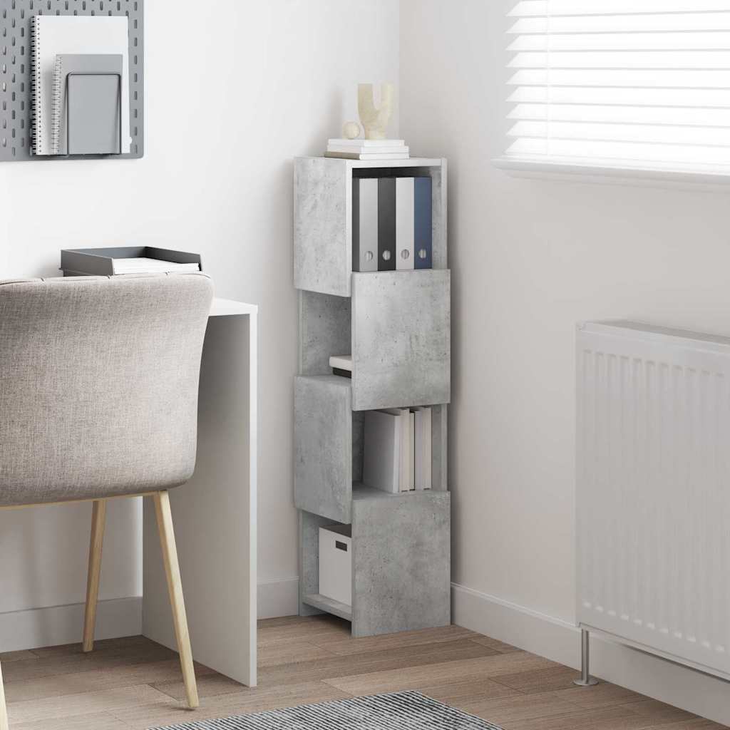 vidaXL Γωνιακό Ντουλάπι Σκυρόδεμα Γκρι 25,5x25x102εκ