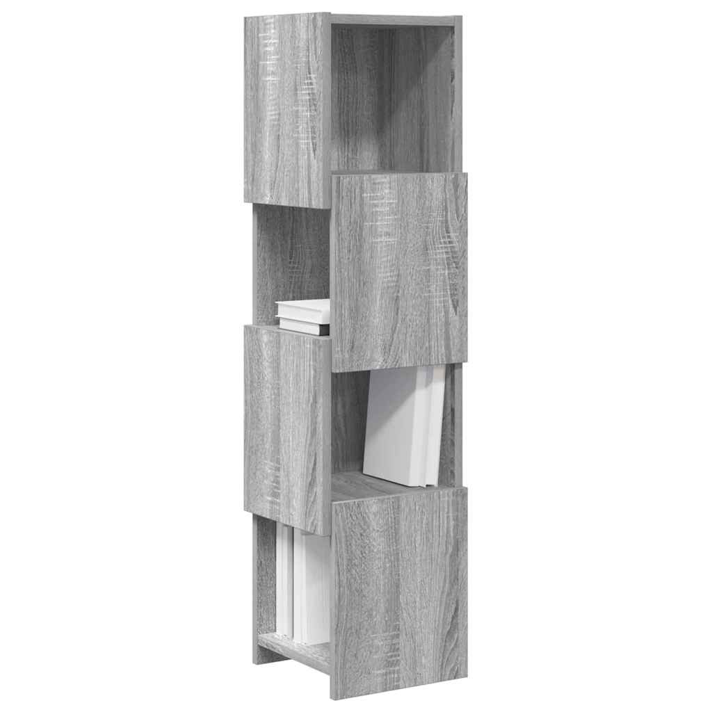 vidaXL Γωνιακό Ντουλάπι Γκρίζο Σονομα 25,5x25x102εκ Επεξεργασμένο ξύλο