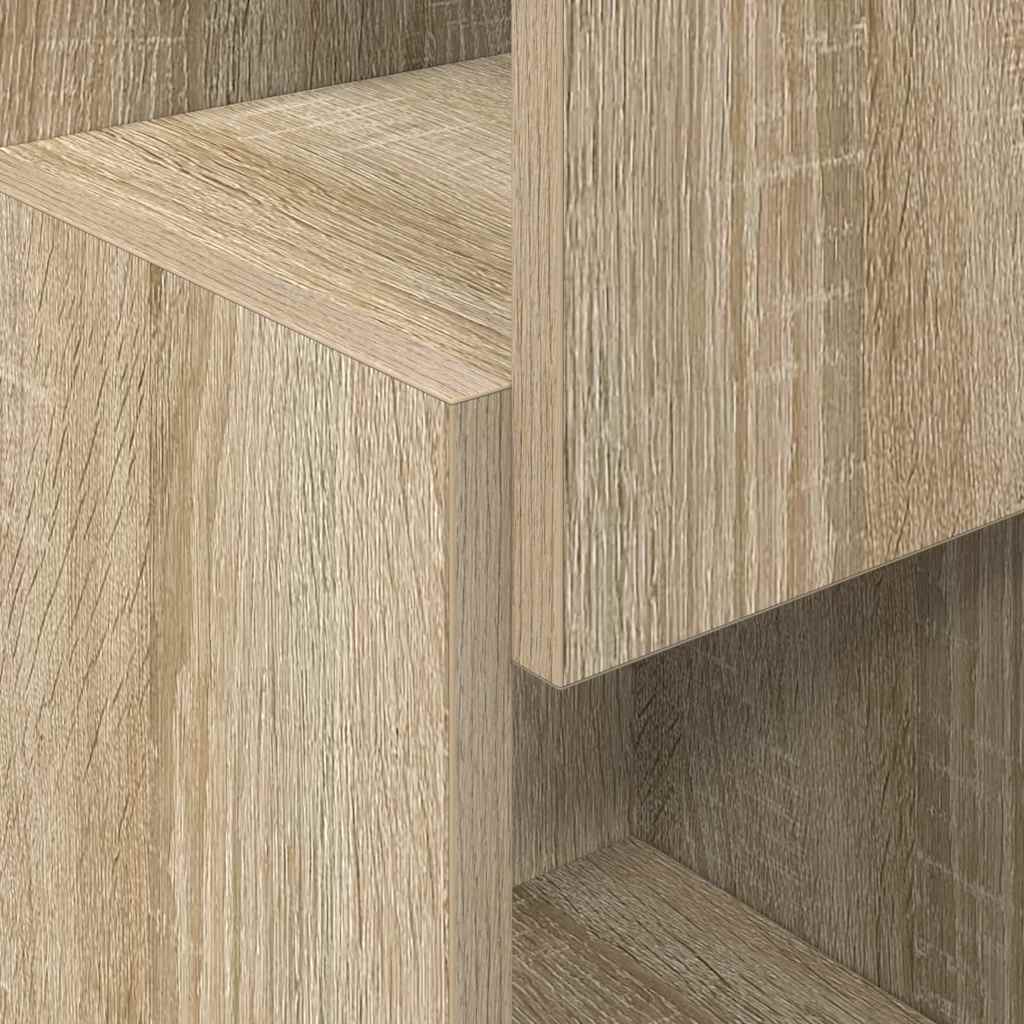 vidaXL Γωνιακό Ντουλάπι Δρύς Sonoma 25,5x25x80εκ Επεξεργασμένο ξύλο