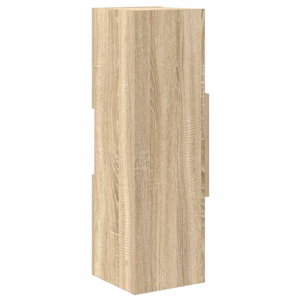 vidaXL Γωνιακό Ντουλάπι Δρύς Sonoma 25,5x25x80εκ Επεξεργασμένο ξύλο