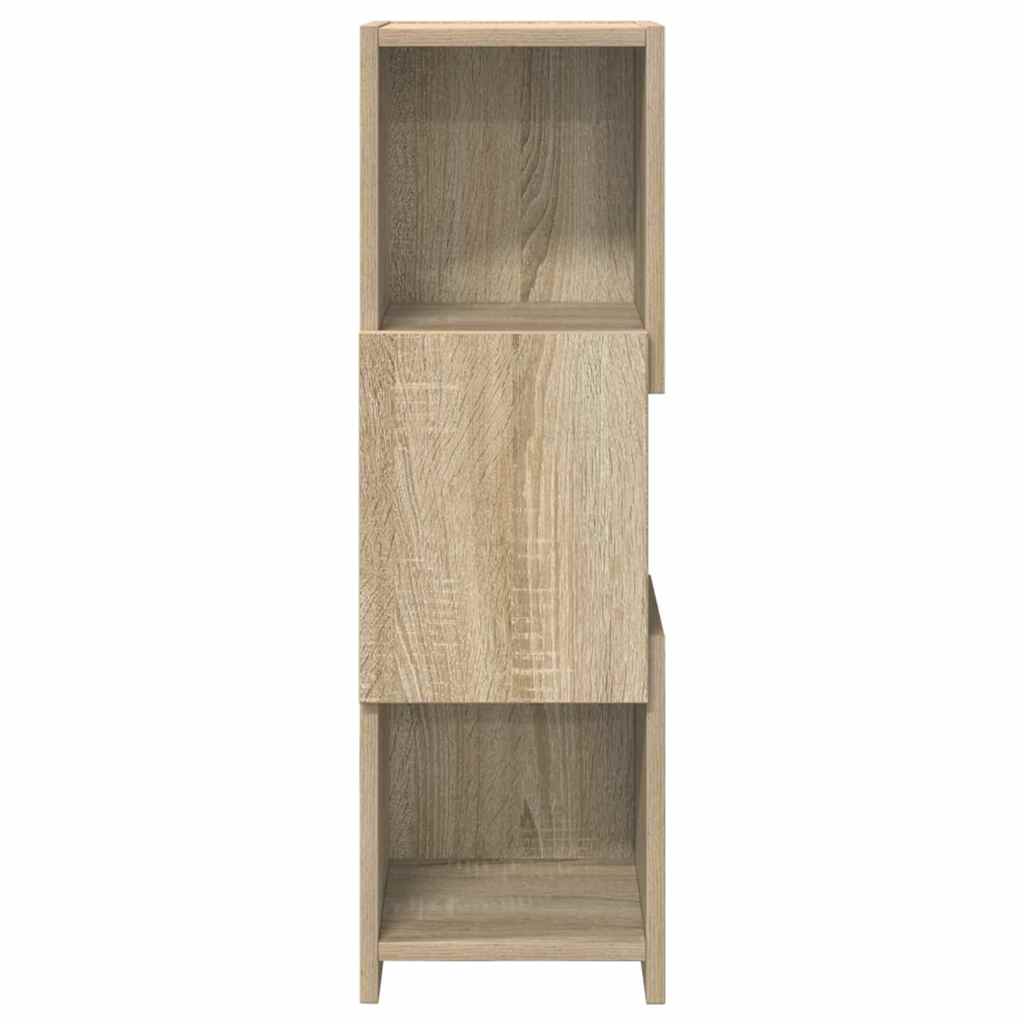 vidaXL Γωνιακό Ντουλάπι Δρύς Sonoma 25,5x25x80εκ Επεξεργασμένο ξύλο
