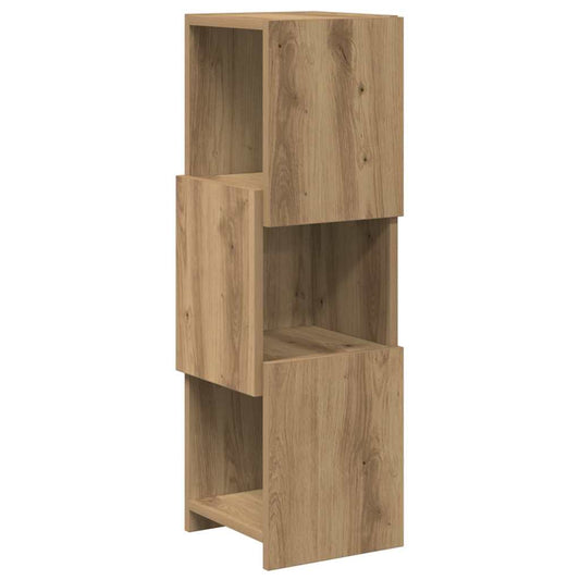 vidaXL Γωνιακό Ντουλάπι Artisan Oak 25,5x25x80εκ Επεξεργασμένο ξύλο