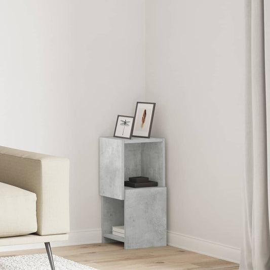 vidaXL Γωνιακό Ντουλάπι Σκυρόδεμα Γκρι 25,5x25x55εκ Επεξεργασμένο ξύλο