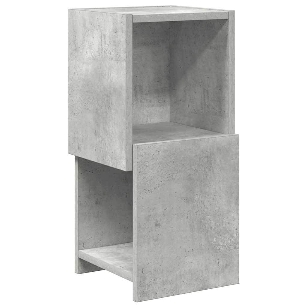 vidaXL Γωνιακό Ντουλάπι Σκυρόδεμα Γκρι 25,5x25x55εκ Επεξεργασμένο ξύλο