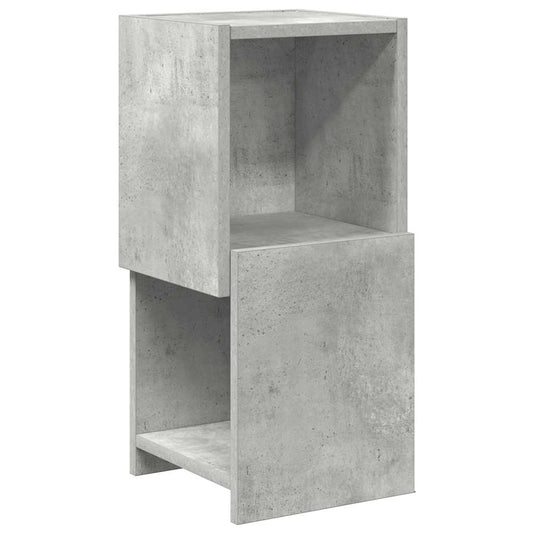 vidaXL Γωνιακό Ντουλάπι Σκυρόδεμα Γκρι 25,5x25x55εκ Επεξεργασμένο ξύλο