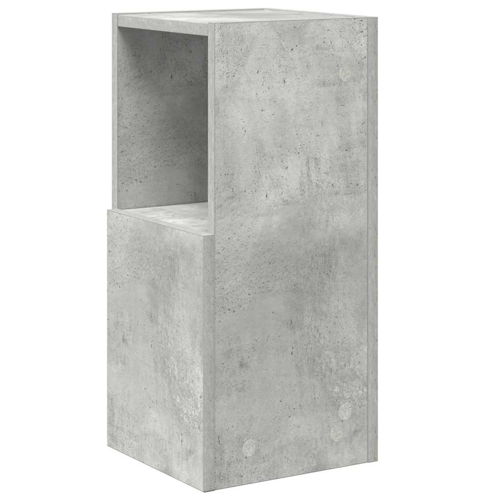 vidaXL Γωνιακό Ντουλάπι Σκυρόδεμα Γκρι 25,5x25x55εκ Επεξεργασμένο ξύλο