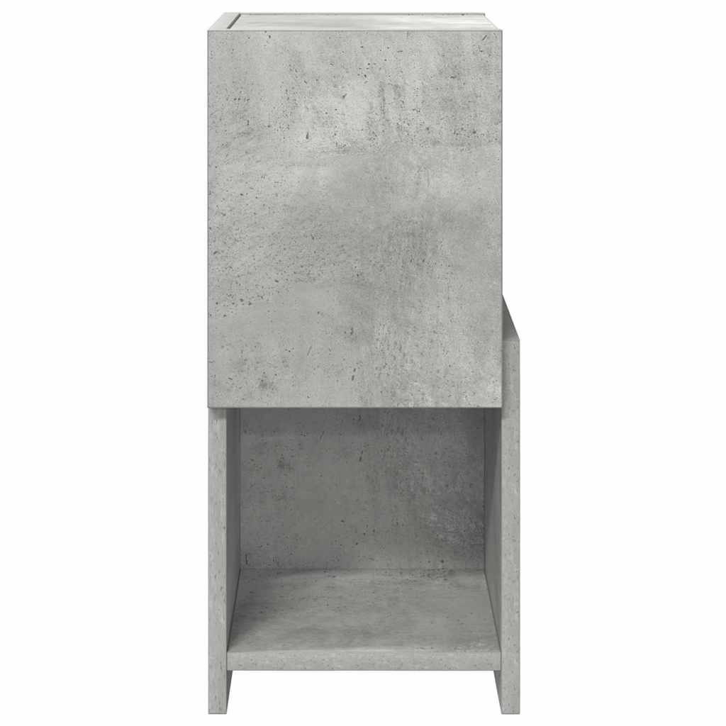 vidaXL Γωνιακό Ντουλάπι Σκυρόδεμα Γκρι 25,5x25x55εκ Επεξεργασμένο ξύλο