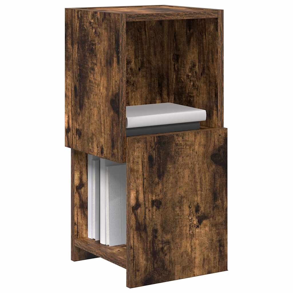 vidaXL Γωνιακό Ντουλάπι Καπνιστό Δρύς 25,5x25x55εκ Επεξεργασμένο ξύλο