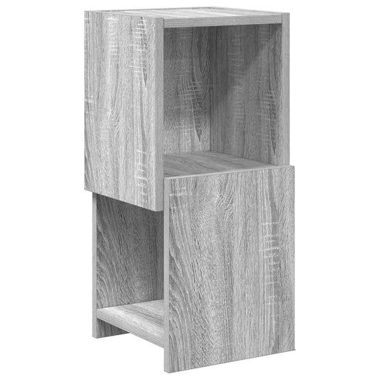 vidaXL Γωνιακό Ντουλάπι Γκρίζο Σονομα 25,5x25x55εκ Επεξεργασμένο ξύλο