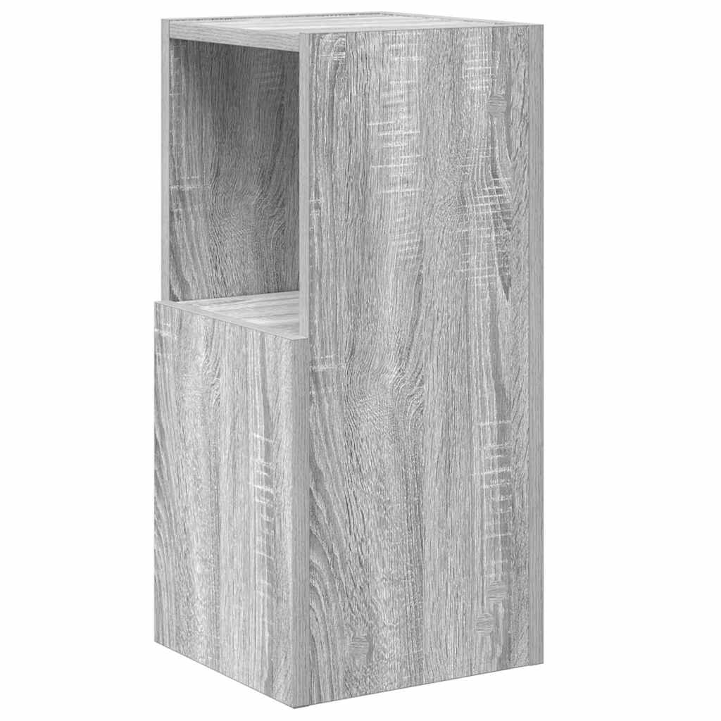 vidaXL Γωνιακό Ντουλάπι Γκρίζο Σονομα 25,5x25x55εκ Επεξεργασμένο ξύλο