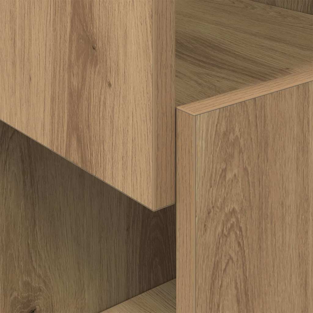 vidaXL Γωνιακό Ντουλάπι Artisan Oak 25,5x25x55εκ Επεξεργασμένο ξύλο