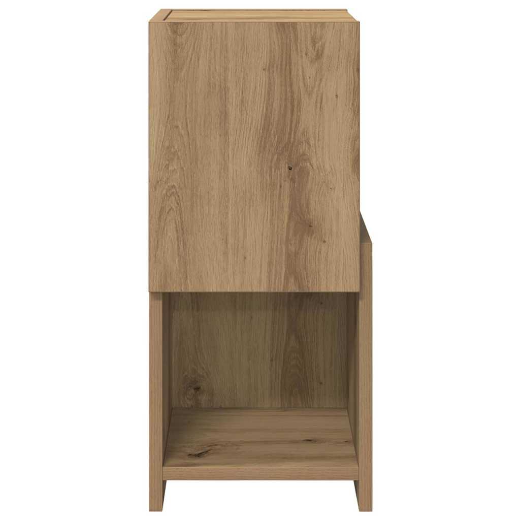 vidaXL Γωνιακό Ντουλάπι Artisan Oak 25,5x25x55εκ Επεξεργασμένο ξύλο